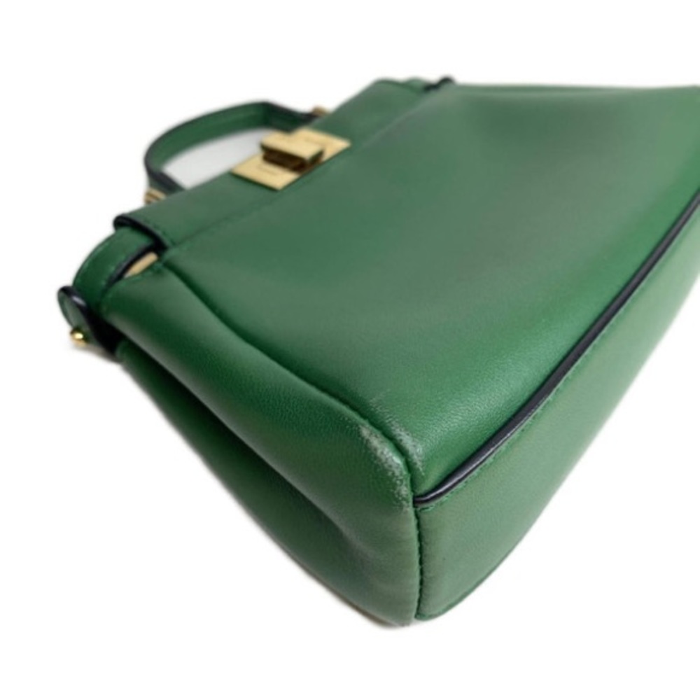 Fendi | Micro Peekaboo Bag - Kelly Green - Picture 8 of 16